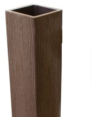 Столб опорный Woodvex Co-Extrusion Темно - Коричневый купить в Благовещенске